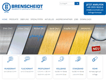 Tablet Screenshot of brenscheidt.com